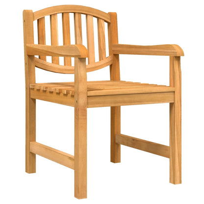 vidaXL Garden Dining Set | Natural Teak | 7 Piece | Stackable | Rectangular