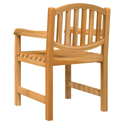 vidaXL Garden Dining Set | Natural Teak | 7 Piece | Stackable | Rectangular