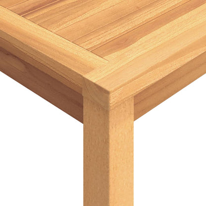 vidaXL 7 Piece Garden Dining Set Solid Wood Teak