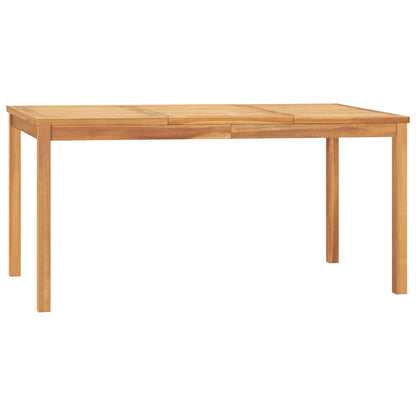 vidaXL 5 Piece Garden Dining Set Solid Wood Teak