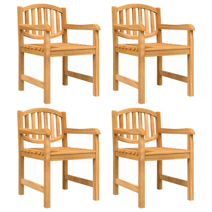 vidaXL Garden Dining Set | Teak Brown | Solid Teak Wood | Large | Stackable
