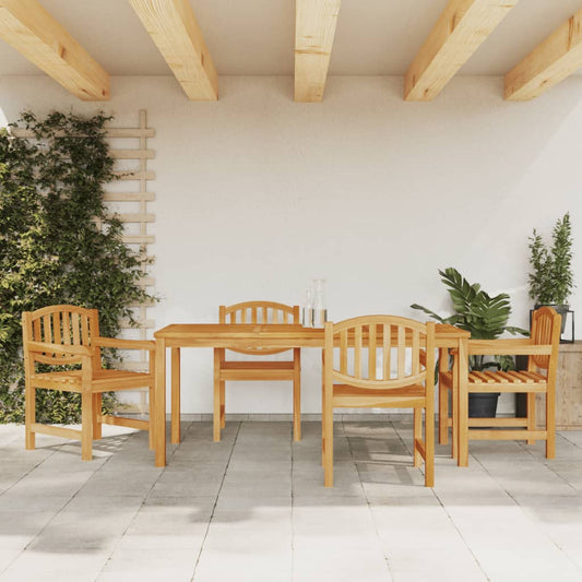 vidaXL Garden Dining Set | Teak Brown | Solid Teak Wood | Large | Stackable