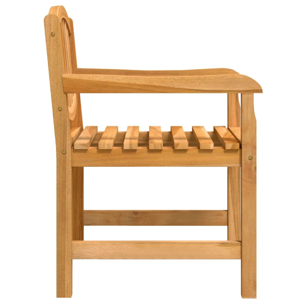 vidaXL Garden Dining Set | Teak | Solid Teak Wood | Large | Stackable