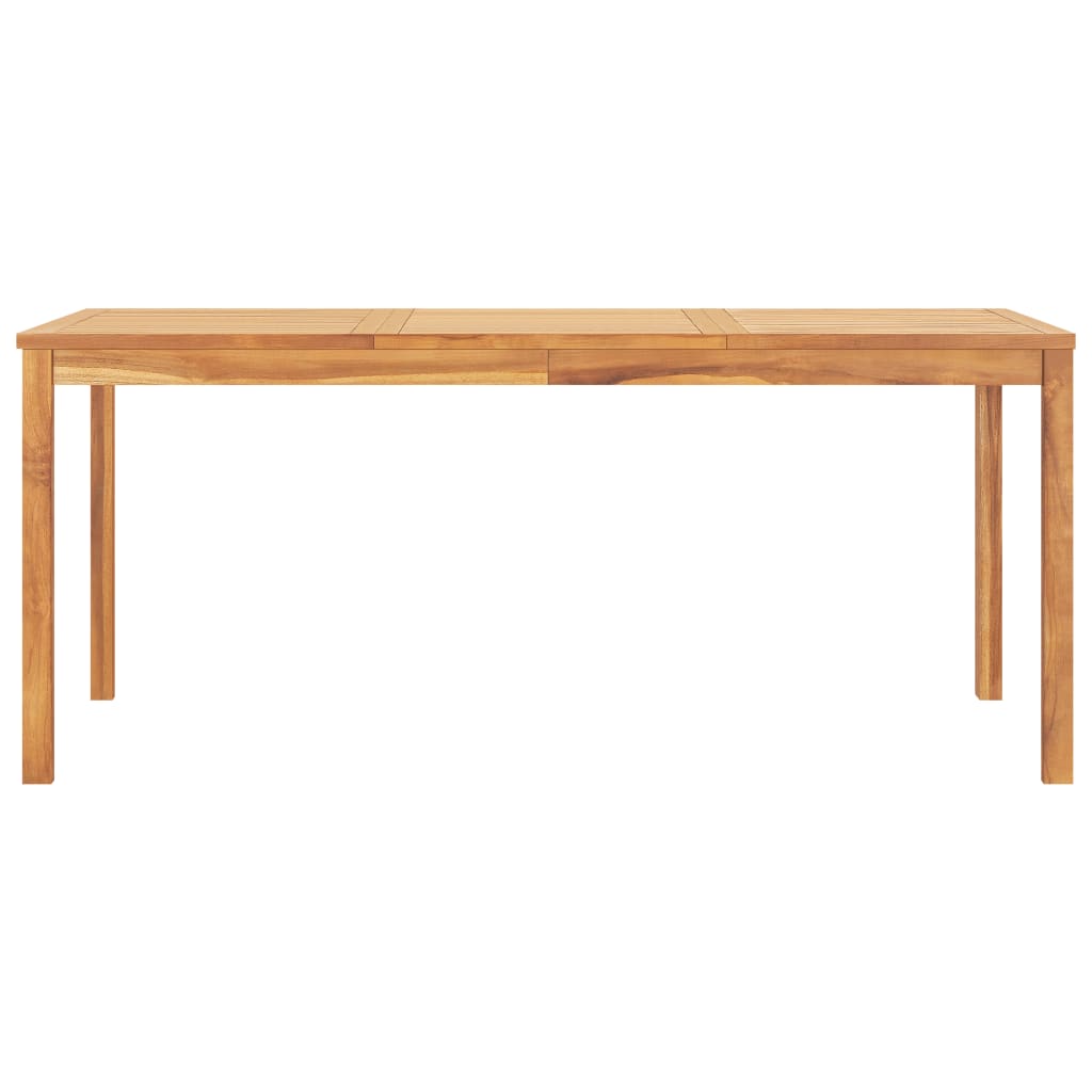 vidaXL Garden Dining Set | Teak | Solid Teak Wood | Large | Stackable
