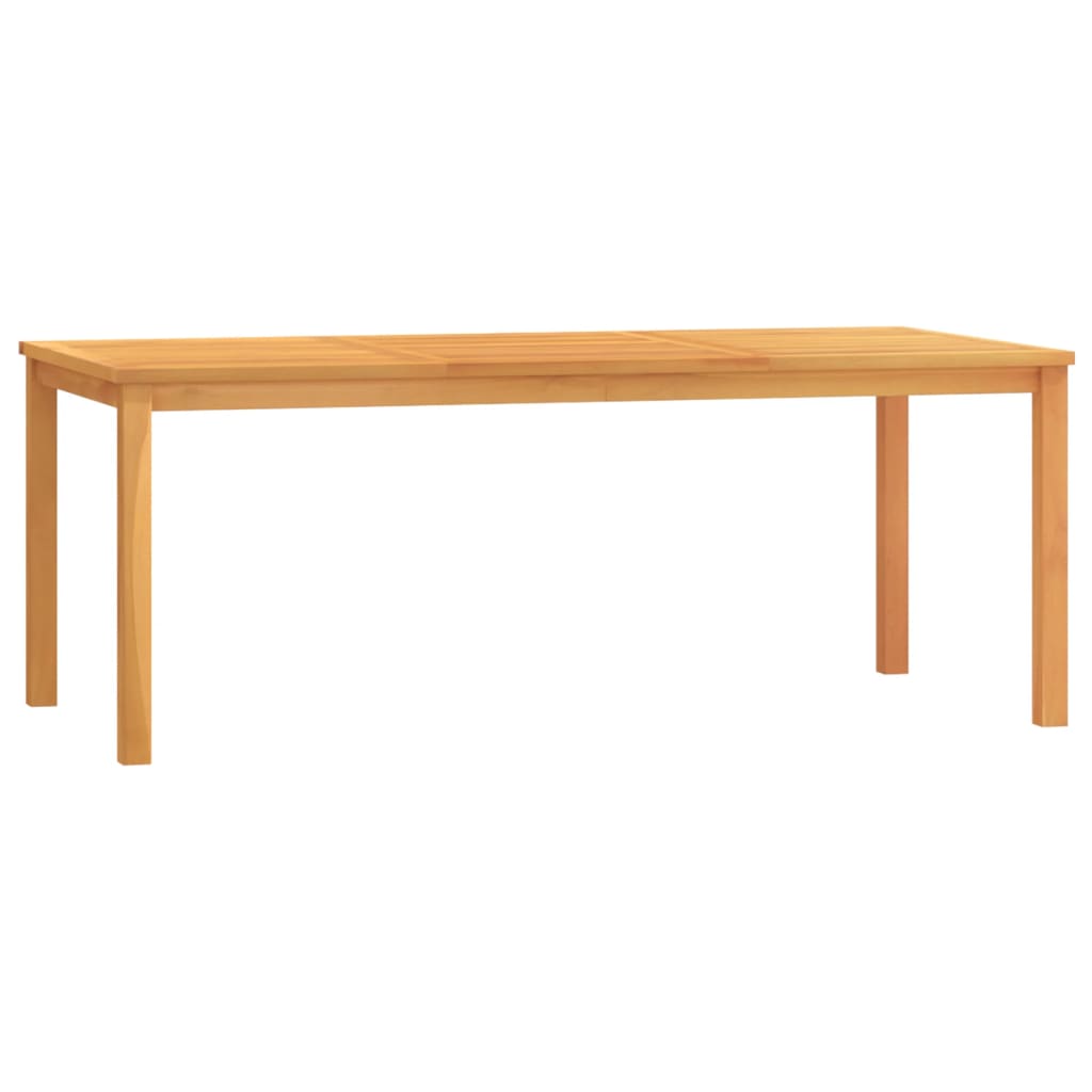 vidaXL 7 Piece Garden Dining Set Solid Wood Teak