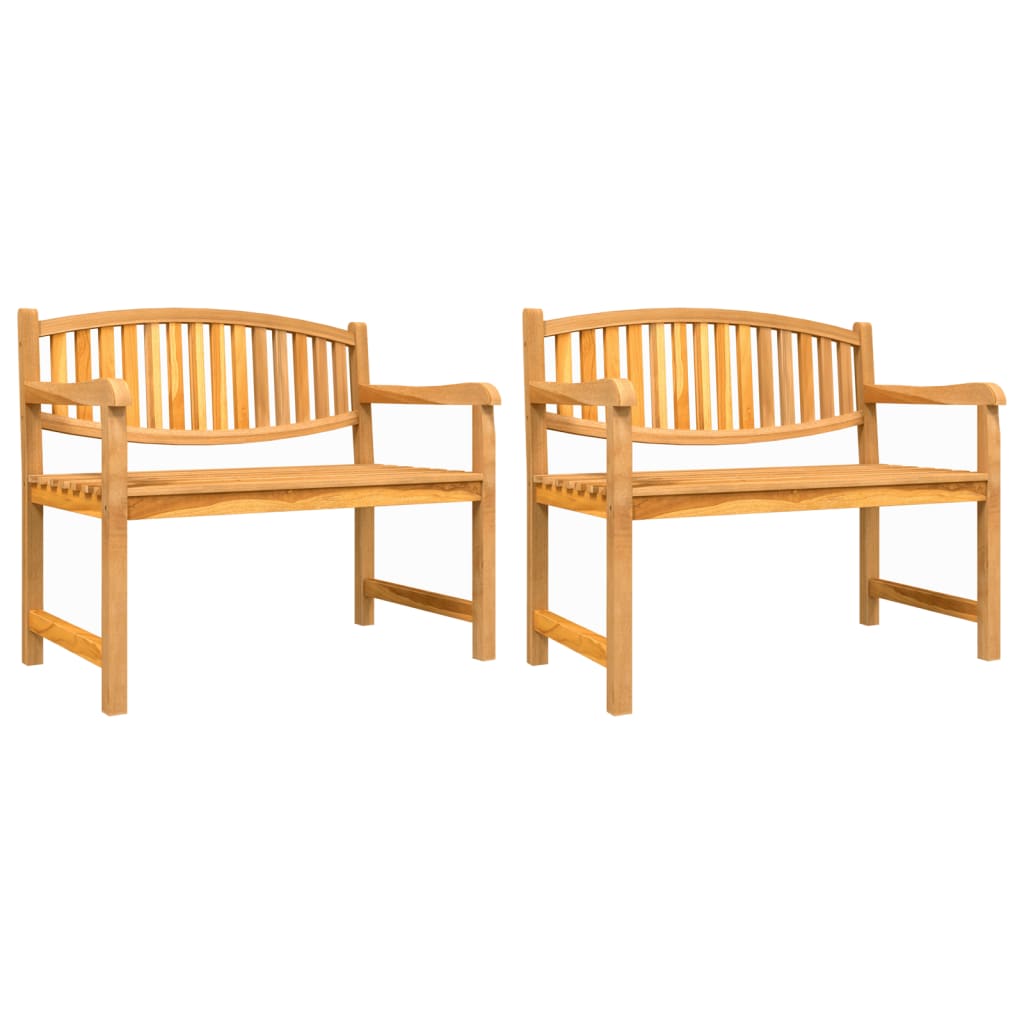 vidaXL Garden Dining Set | Teak | Solid teak wood | Regular | Stackable