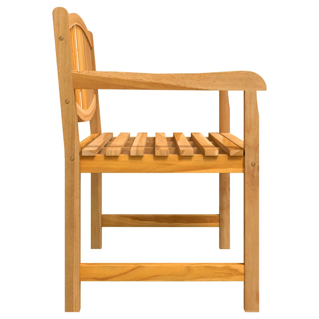 vidaXL Garden Dining Set | Teak | Solid teak wood | Regular | Stackable