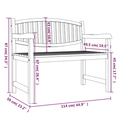 vidaXL Garden Dining Set | Teak | Solid teak wood | Regular | Stackable
