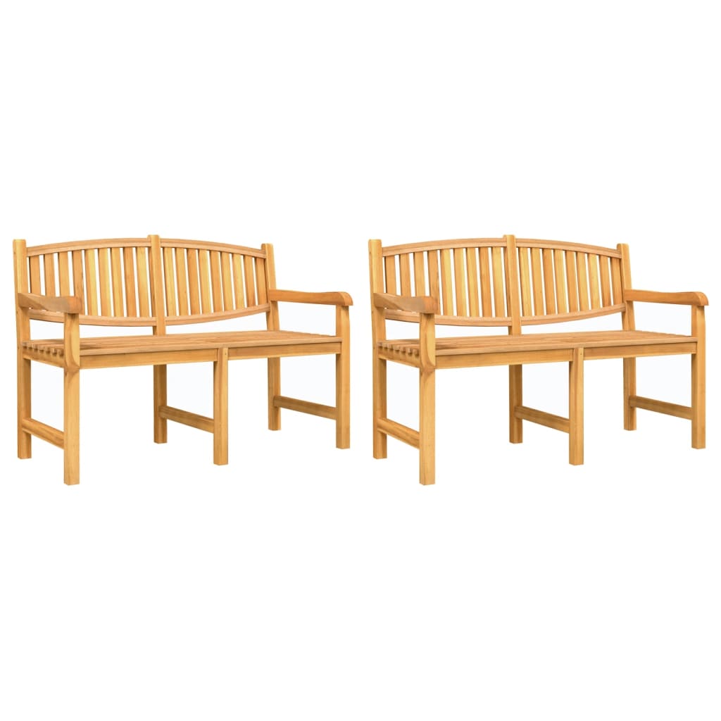 vidaXL Garden Dining Set | Solid teak wood | Large | Stackable