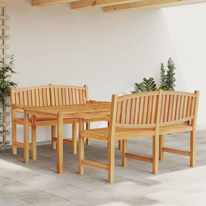 vidaXL Garden Dining Set | Solid teak wood | Large | Stackable