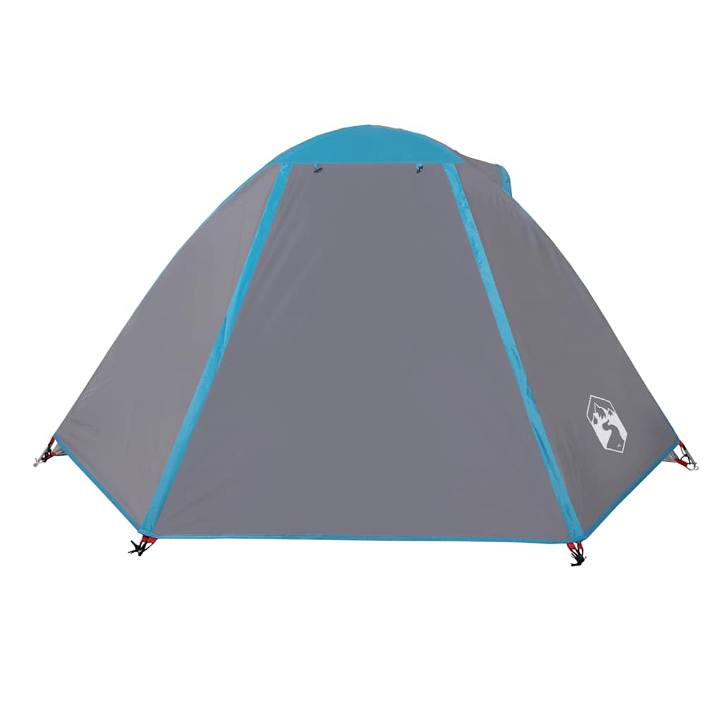 vidaXL Camping Tent Dome 2-Person Blue Waterproof