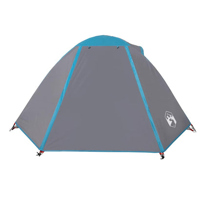 vidaXL Camping Tent Dome 2-Person Blue Waterproof