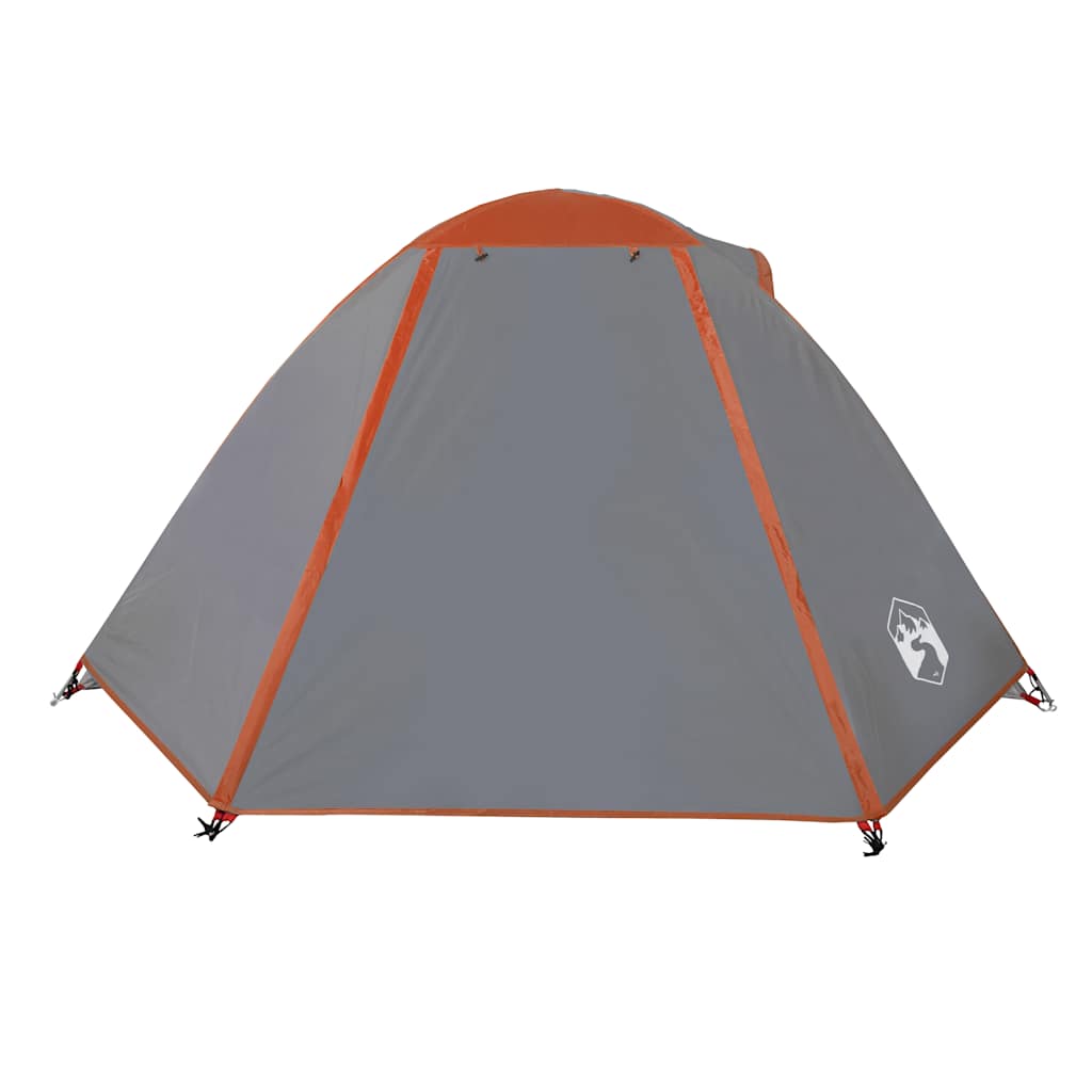 vidaXL Camping Tent Dome 2-Person Orange Waterproof
