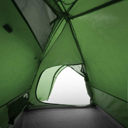vidaXL Camping Tent Dome 2-Person Green Waterproof