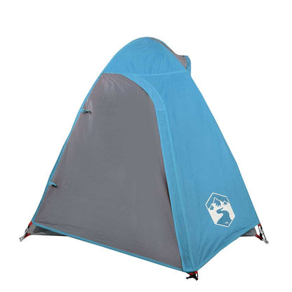 vidaXL Camping Tent Dome 2-Person Blue Waterproof