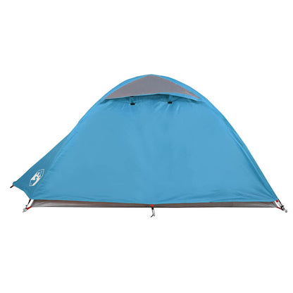 vidaXL Camping Tent Dome 2-Person Blue Waterproof