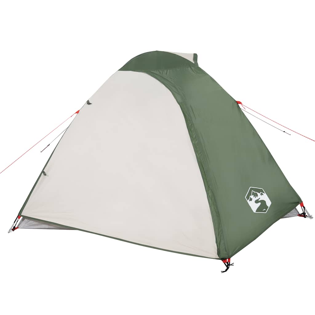 vidaXL Camping Tent Dome 4-Person Green Waterproof