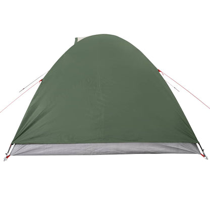 vidaXL Camping Tent Dome 4-Person Green Waterproof