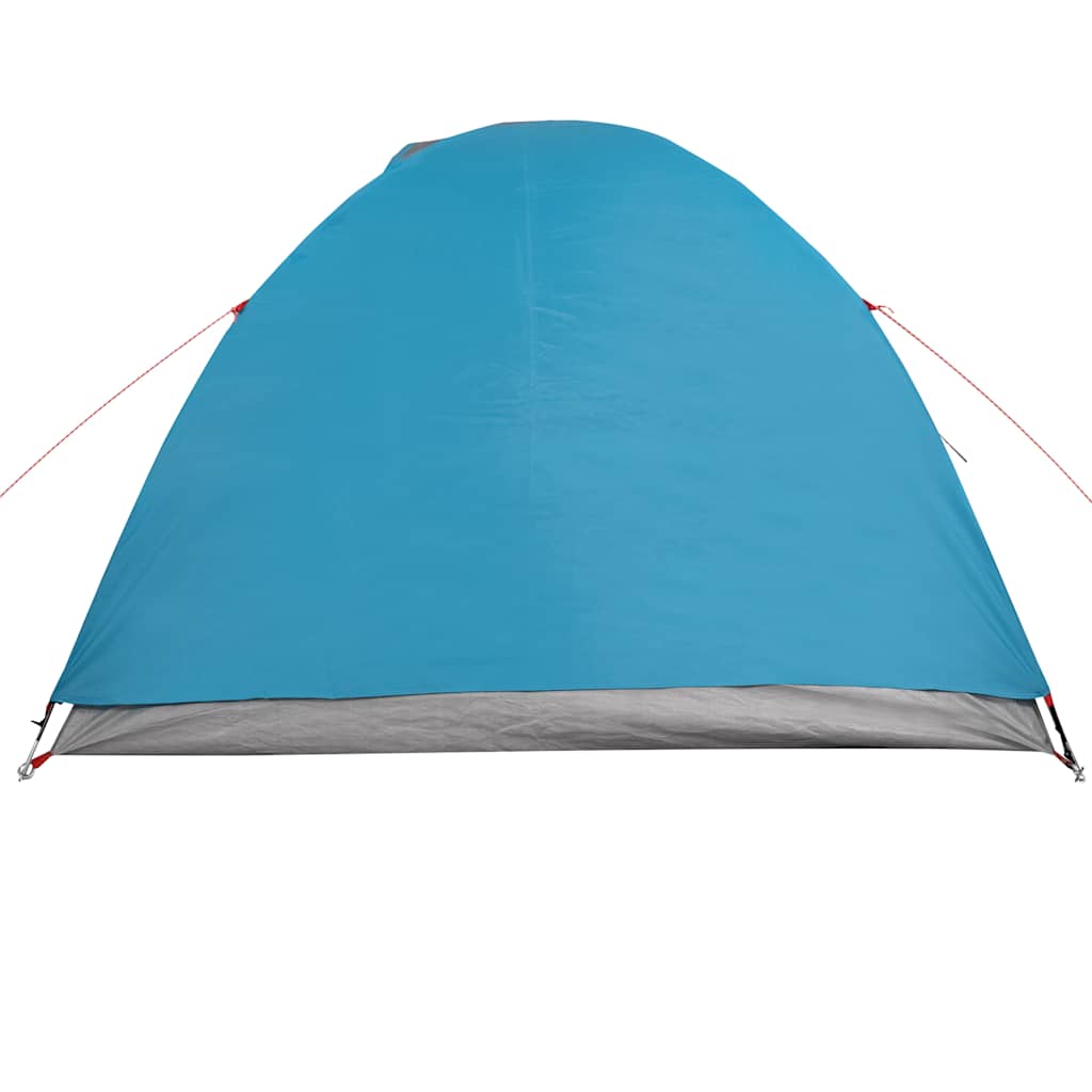 vidaXL Camping Tent Dome 4-Person Blue Waterproof