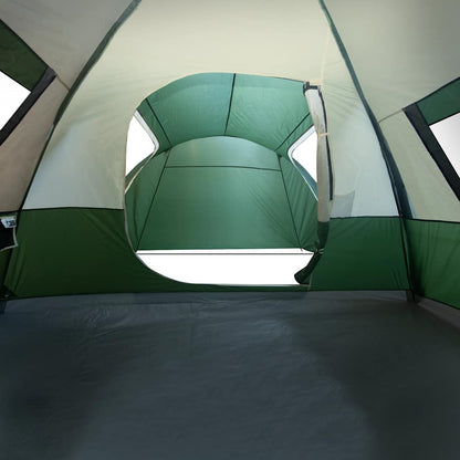 vidaXL Family Tent Dome 6-Person Green Waterproof
