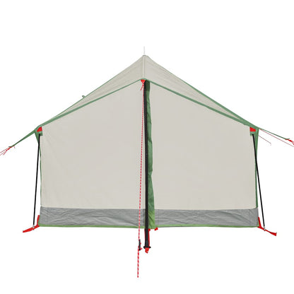 vidaXL Camping Tent 2-Person Green Waterproof