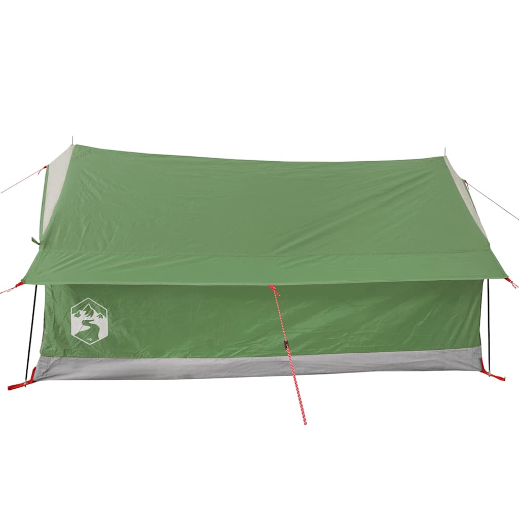 vidaXL Camping Tent 2-Person Green Waterproof