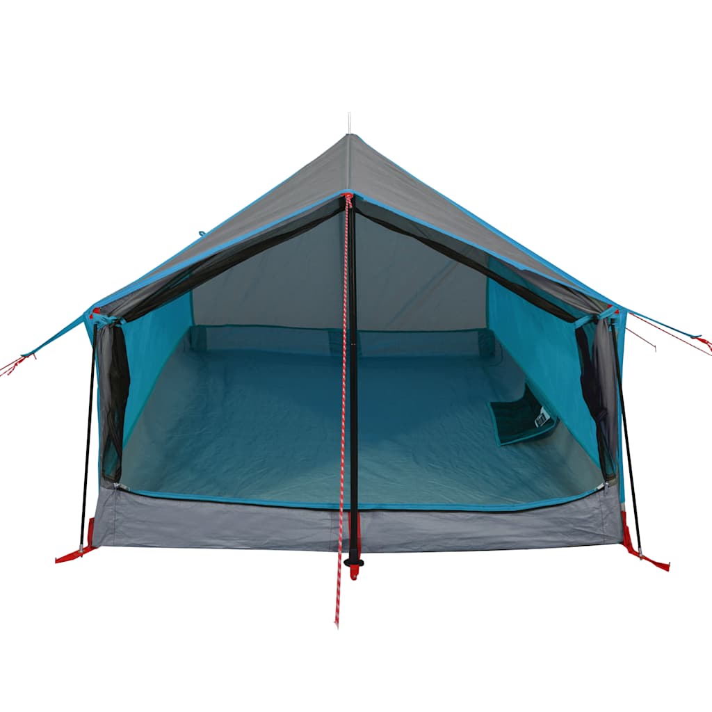 vidaXL Camping Tent 2-Person Blue Waterproof