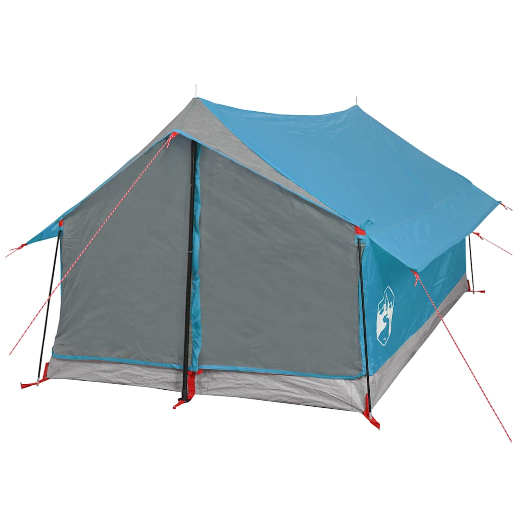 vidaXL Camping Tent 2-Person Blue Waterproof