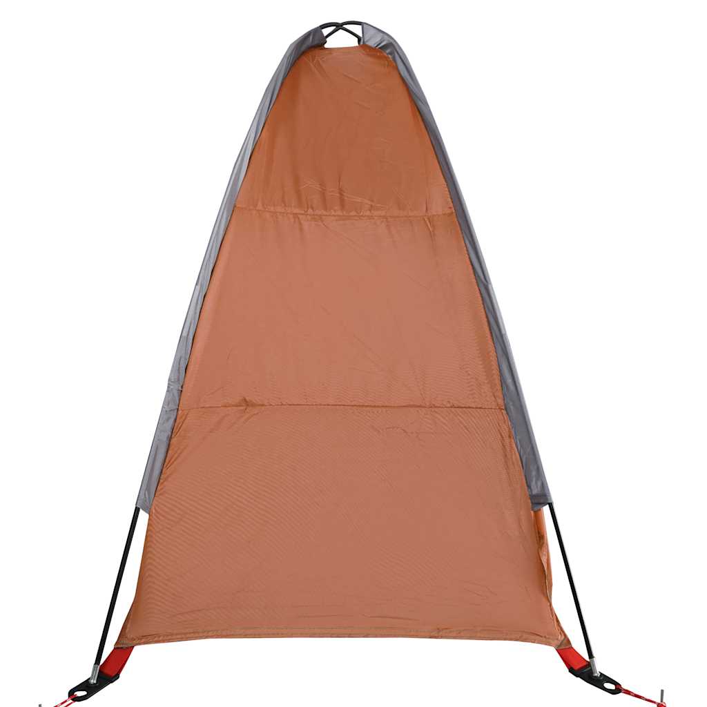 vidaXL Storage Tent 9 Compartments Grey and Orange Waterproof