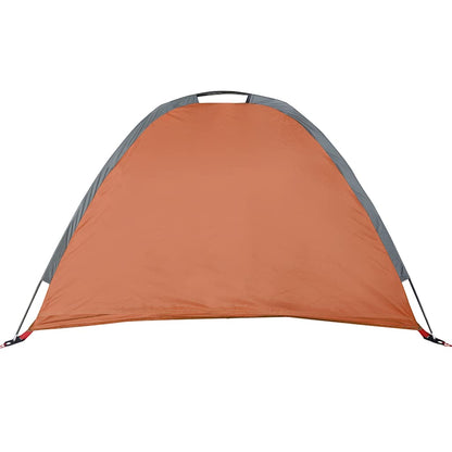 vidaXL Storage Tent 9 Compartments Grey and Orange Waterproof