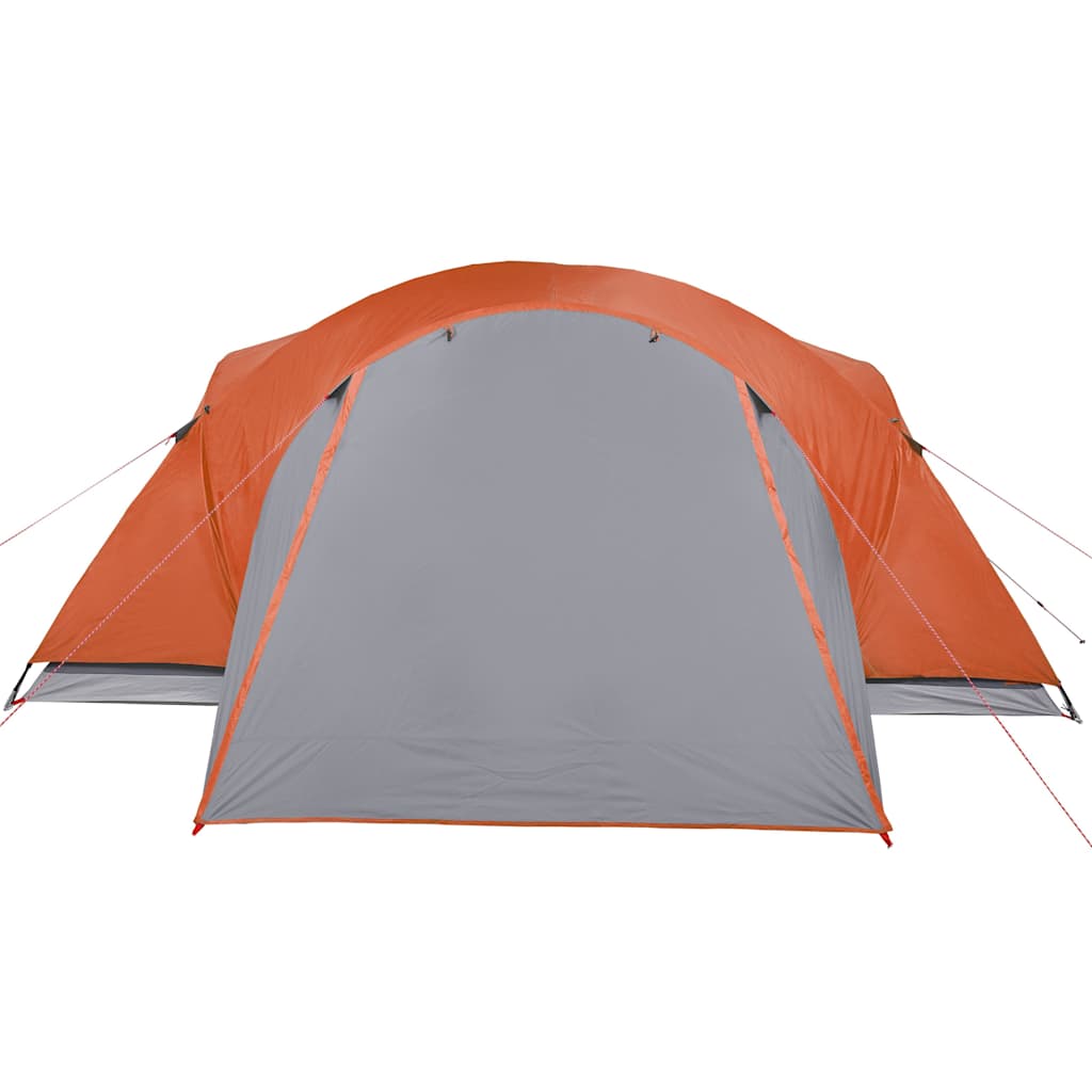 vidaXL Family Tent Crossvent 8-Person Orange Waterproof
