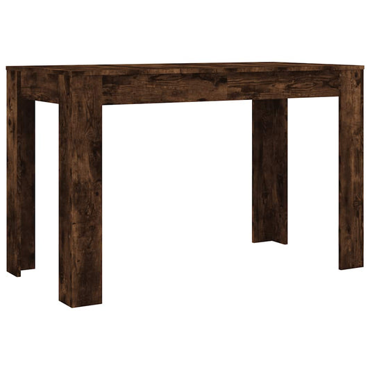 vidaXL Dining Table | Smoked oak | Engineered wood | 120 x 60 x 76 cm | Durable