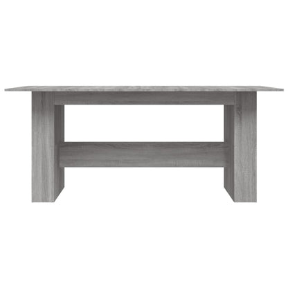 vidaXL Dining Table Grey Sonoma 180x90x76 cm Engineered Wood