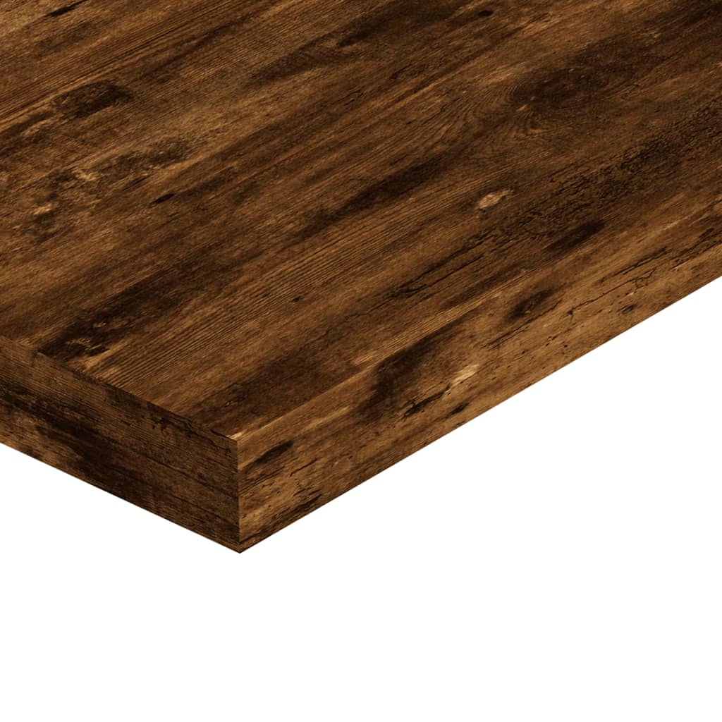 vidaXL Wall Shelves 4 pcs Smoked Oak 40x10x1,5 cm Engineered Wood