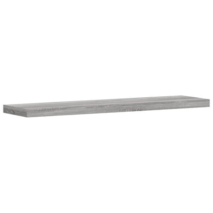 vidaXL Wall Shelves 4 pcs Grey Sonoma 40x10x1,5 cm Engineered Wood