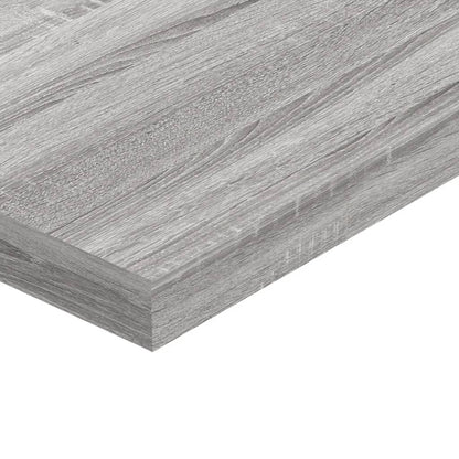 vidaXL Wall Shelves 4 pcs Grey Sonoma 40x10x1,5 cm Engineered Wood