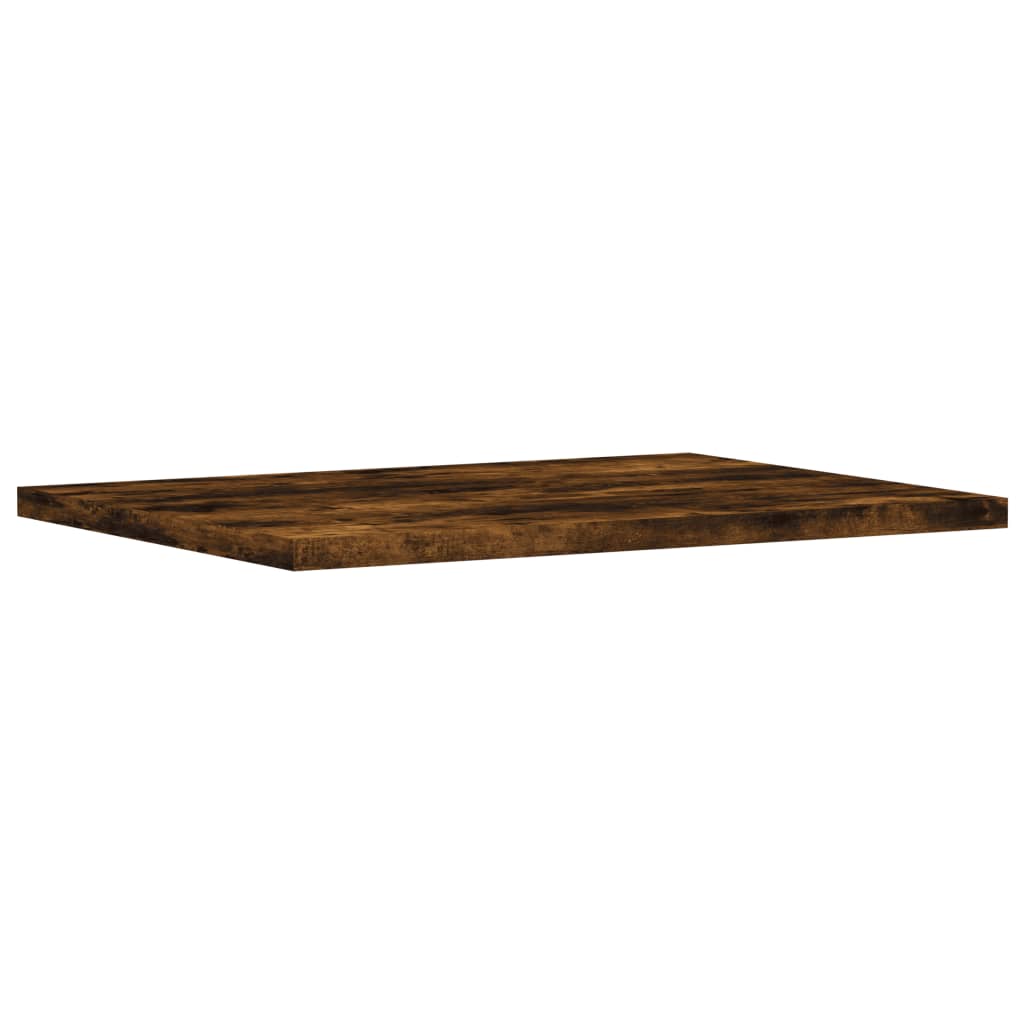 vidaXL Wall Shelves 4 pcs Smoked Oak 40x30x1,5 cm Engineered Wood