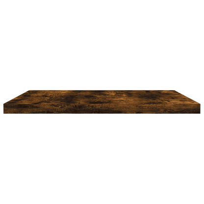 vidaXL Wall Shelves 4 pcs Smoked Oak 40x30x1,5 cm Engineered Wood
