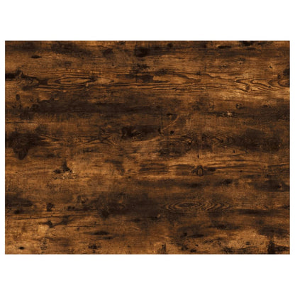 vidaXL Wall Shelves 4 pcs Smoked Oak 40x30x1,5 cm Engineered Wood