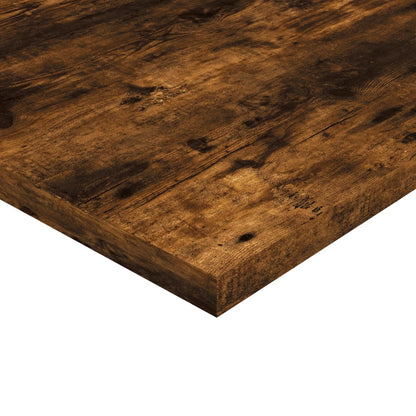 vidaXL Wall Shelves 4 pcs Smoked Oak 40x30x1,5 cm Engineered Wood