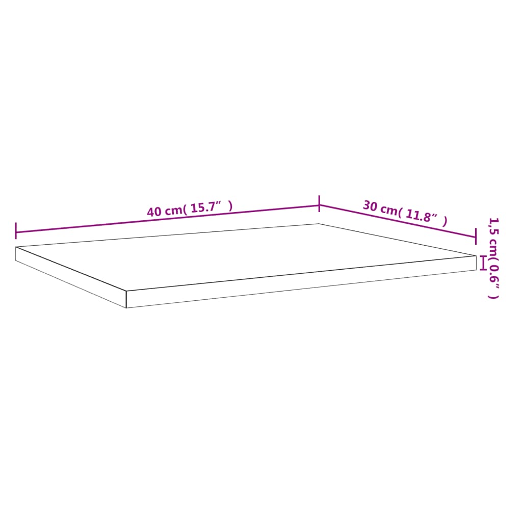 vidaXL Wall Shelves 4 pcs Smoked Oak 40x30x1,5 cm Engineered Wood