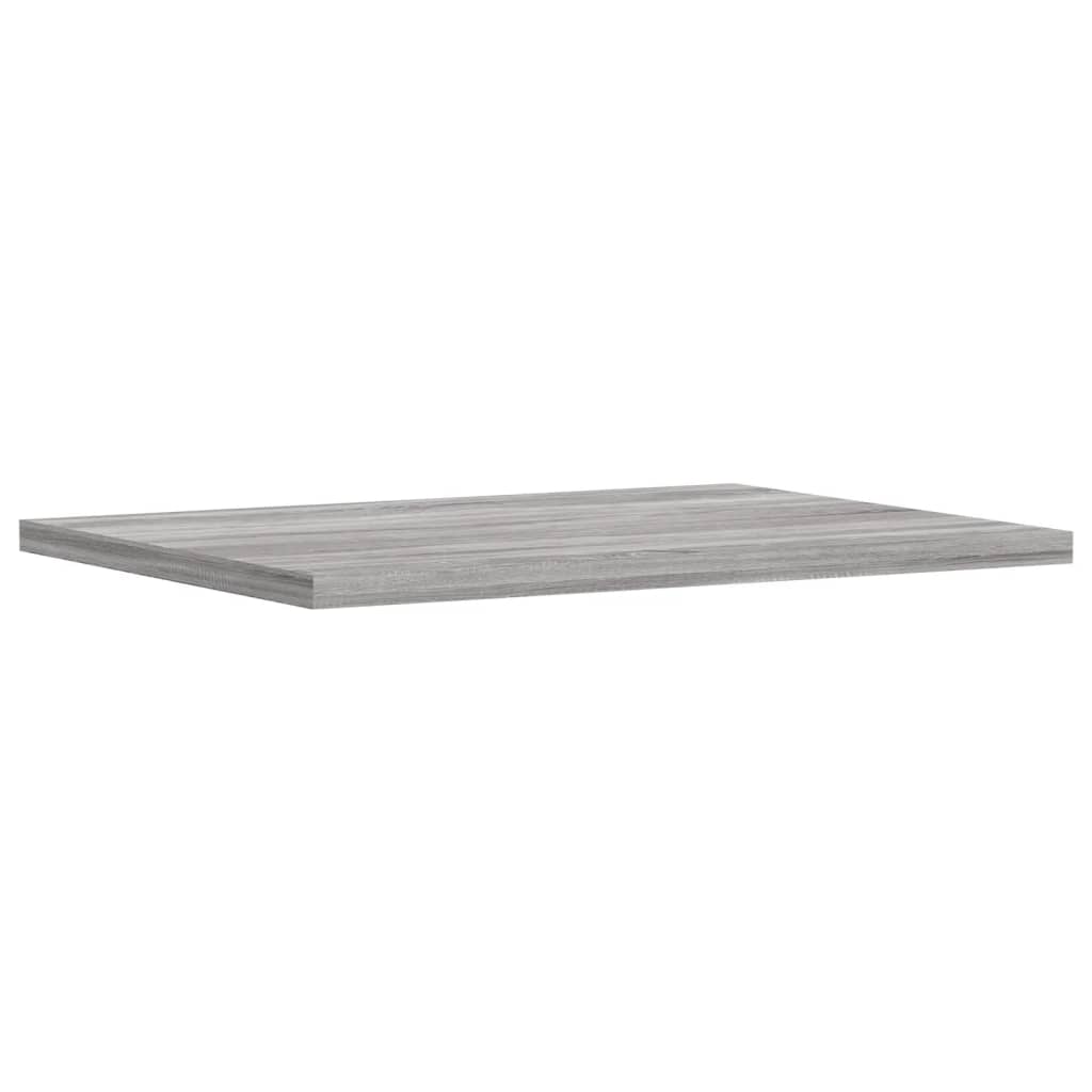 vidaXL Wall Shelves 4 pcs Grey Sonoma 40x30x1,5 cm Engineered Wood