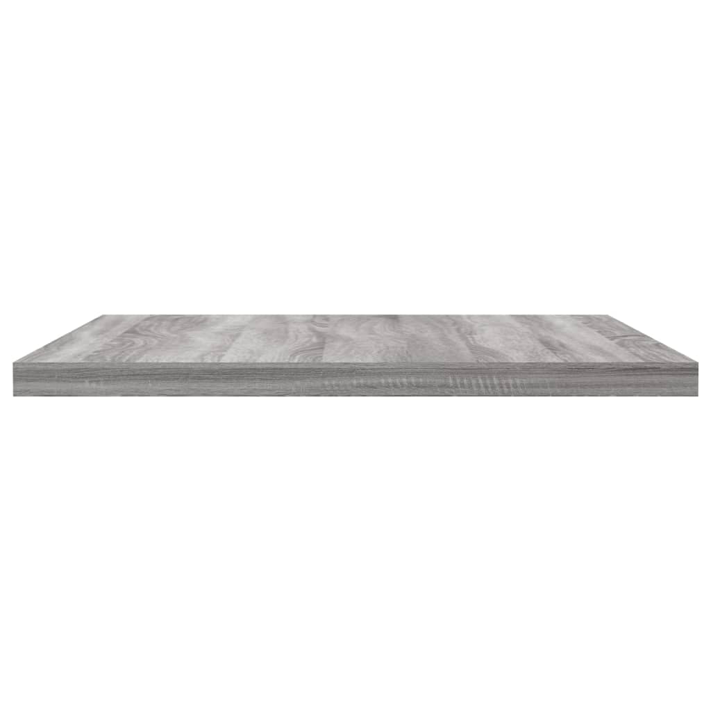 vidaXL Wall Shelves 4 pcs Grey Sonoma 40x30x1,5 cm Engineered Wood