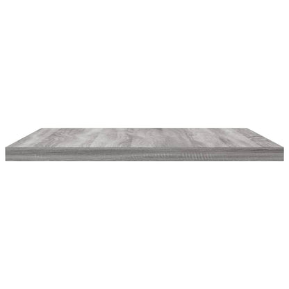 vidaXL Wall Shelves 4 pcs Grey Sonoma 40x30x1,5 cm Engineered Wood