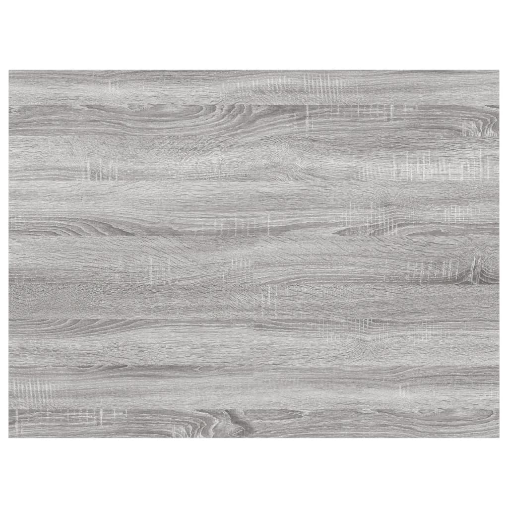 vidaXL Wall Shelves 4 pcs Grey Sonoma 40x30x1,5 cm Engineered Wood