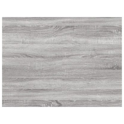 vidaXL Wall Shelves 4 pcs Grey Sonoma 40x30x1,5 cm Engineered Wood
