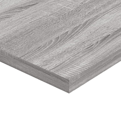 vidaXL Wall Shelves 4 pcs Grey Sonoma 40x30x1,5 cm Engineered Wood
