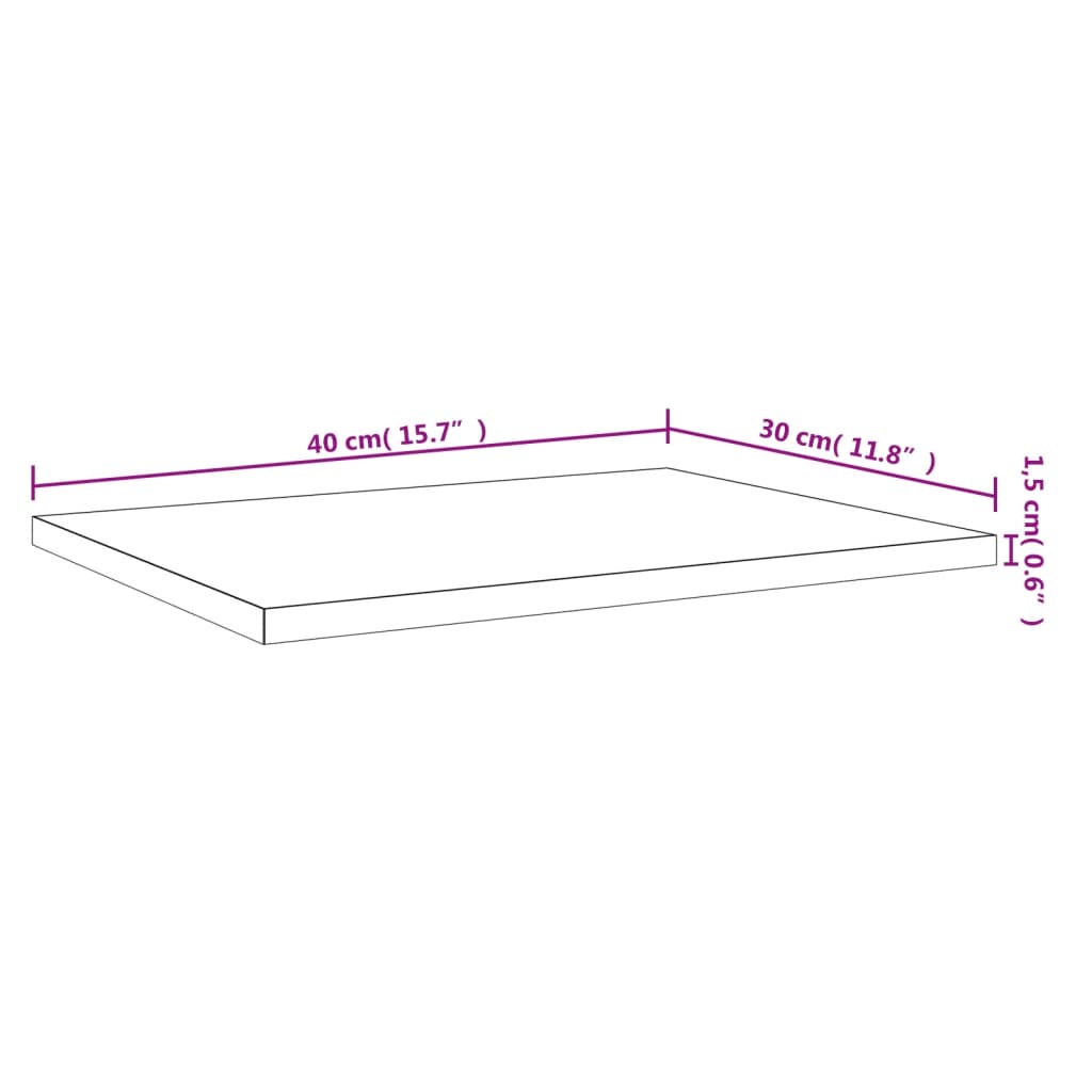 vidaXL Wall Shelves 4 pcs Grey Sonoma 40x30x1,5 cm Engineered Wood