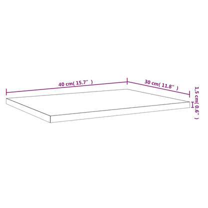 vidaXL Wall Shelves 4 pcs Grey Sonoma 40x30x1,5 cm Engineered Wood