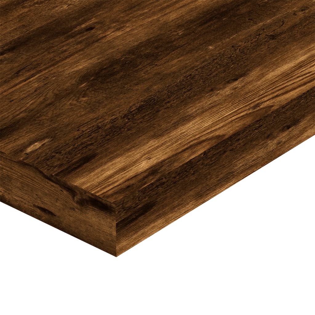 vidaXL Wall Shelves 4 pcs Smoked Oak 60x10x1,5 cm Engineered Wood